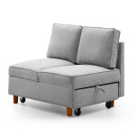 Paris Prix Banquette 2 Places Convertible "Théo" 107cm Gris