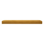 Paris Prix Banquette Coffre Pliable En Velours "Lilou" 76cm Ocre