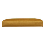 Paris Prix Banquette Coffre Pliable En Velours "Lilou" 76cm Ocre