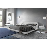 Paris Prix Banquette Design Capitonnée "Nacho" 120cm Blanc