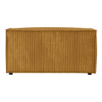 Paris Prix Banquette En Velours Côtelé "Mollie" 90cm Jaune