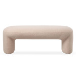 Paris Prix Banquette Tissu Bouclette "Aria" 110cm Beige