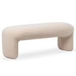 paris prix Banquette Tissu Bouclette "Aria" 110cm Beige