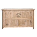 paris prix Bar en Bois 3 Tiroirs "Theodore" 180cm Naturel