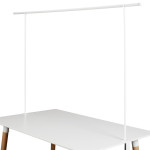 Paris Prix Barre Décorative Ajustable "Table" 139cm Blanc