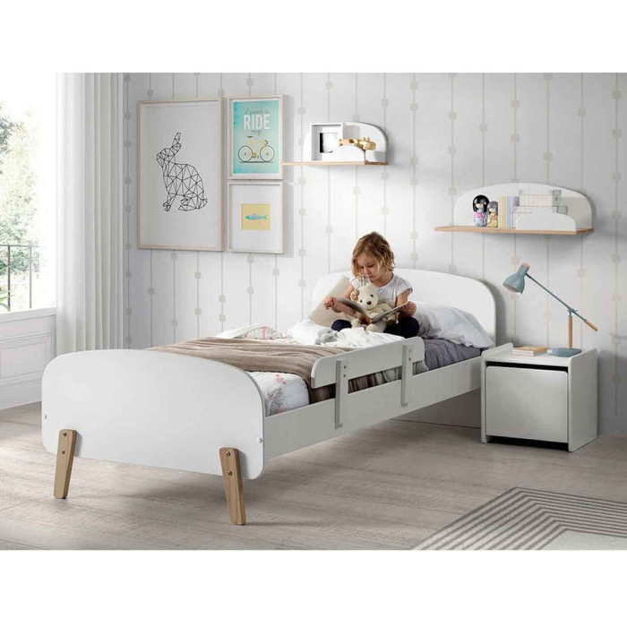 Paris Prix Barrière De Sécurité Enfant "Kiddy" 90cm Blanc
