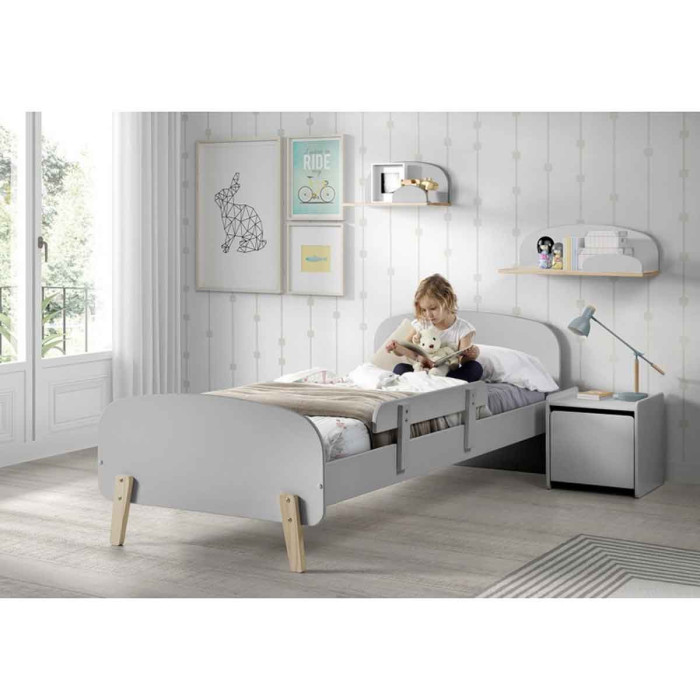 Paris Prix Barrière De Sécurité Enfant "Kiddy" 90cm Gris