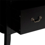 Paris Prix Bibliothèque 1 Tiroir Design "Chrysa" 175cm Noir