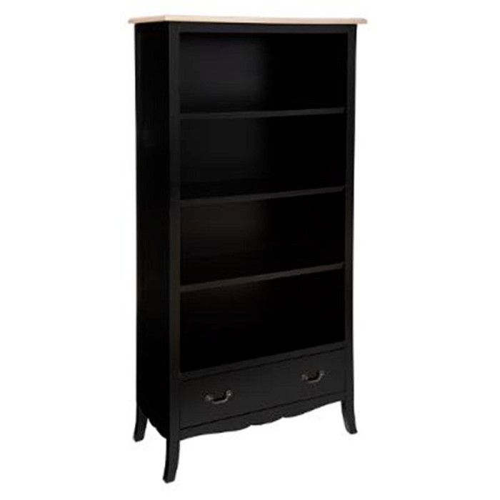Paris Prix Bibliothèque 1 Tiroir Design "Chrysa" 175cm Noir