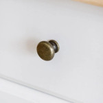 Paris Prix Bibliothèque 2 Tiroirs Design "Solen" 174cm Blanc