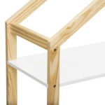 Paris Prix Bibliothèque 3 Étagères Enfant "Maison" 120cm Blanc