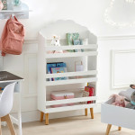 Paris Prix Bibliothèque 3 Niveaux "Nuage" 100cm Blanc