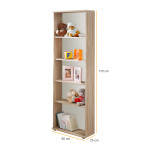 Paris Prix Bibliothèque 4 Niveaux "Dino" 175cm Chêne & Blanc