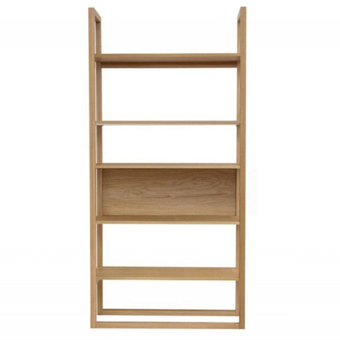 Paris Prix Bibliothèque Design 5 Niveaux "NewEst" 185cm Chêne