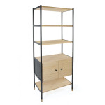 paris prix Bibliothèque Design en Bois "Jugend" 180cm Naturel