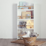 Paris Prix Bibliothèque Enfant 5 Niveaux "Classic" 118cm Blanc