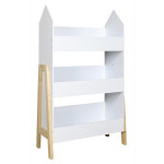 Paris Prix Bibliothèque Enfant Deco "Gabriel" 100cm Blanc