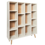 Paris Prix Bibliothèque Enfant "Suzanne" 116cm Blanc & Beige