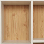 Paris Prix Bibliothèque Enfant "Suzanne" 116cm Blanc & Beige