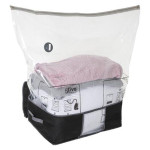 Paris Prix Boîte De Rangement Pliable "Housse" 60x45cm Noir