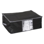 paris prix Boîte de Rangement Pliable "Housse" 60x45cm Noir