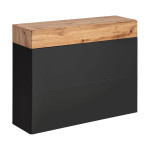 paris prix Buffet 2 Portes & 1 Tiroir "Easy" 100cm Noir