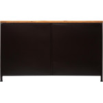 Paris Prix Buffet 2 Portes & 2 Niveaux "Cierna" 140cm Noir
