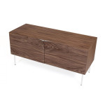 Paris Prix Buffet 2 Portes & 2 Niveaux "Plof" 120cm Noyer