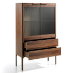 Paris Prix Buffet 2 Portes & 2 Tiroirs "Bosca" 161cm Naturel