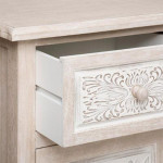 Paris Prix Buffet 2 Portes & 2 Tiroirs "Hina" 85cm Naturel