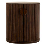Paris Prix Buffet 2 Portes & 3 Niveaux "Reyi" 101cm Marron