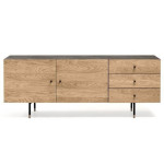 paris prix Buffet 2 Portes & 3 Tiroirs "Jugend" 180cm Chêne