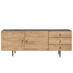 Paris Prix Buffet 2 Portes & 3 Tiroirs "Jugend" 180cm Noyer