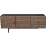 paris prix Buffet 2 Portes & 3 Tiroirs "Jugend" 180cm Noyer