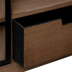 Paris Prix Buffet 2 Portes & 4 Tiroirs "Danik" 160cm Naturel