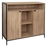 paris prix Buffet 2 Portes & 6 Niches "Aliaj" 114cm Beige