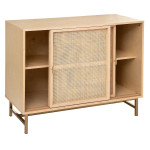 Paris Prix Buffet 2 Portes Cannage "Rayo" 100cm Naturel