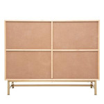 Paris Prix Buffet 2 Portes Cannage "Rayo" 100cm Naturel