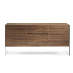 Paris Prix Buffet 2 Portes Design "Justine" 180cm Naturel