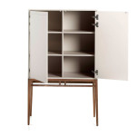 Paris Prix Buffet 2 Portes Design "Zapata" 150cm Naturel