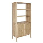 Paris Prix Buffet 2 Portes En Bois "Bali" 163cm Naturel