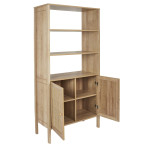 Paris Prix Buffet 2 Portes En Bois "Bali" 163cm Naturel