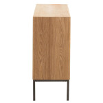 Paris Prix Buffet 2 Portes En Bois "Dresa" 80cm Naturel