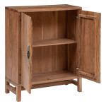 Paris Prix Buffet 2 Portes En Bois "Jiling" 101cm Marron