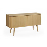Paris Prix Buffet 2 Portes En Bois Massif "Rove" 138cm Chêne