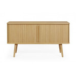 paris prix Buffet 2 Portes en Bois Massif "Rove" 138cm Chêne