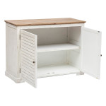 Paris Prix Buffet 2 Portes En Bois "Olbia" 110cm Blanc