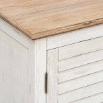 Paris Prix Buffet 2 Portes En Bois "Olbia" 110cm Blanc