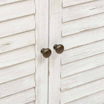 Paris Prix Buffet 2 Portes En Bois "Olbia" 110cm Blanc