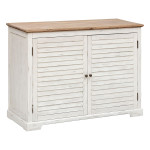 paris prix Buffet 2 Portes en Bois "Olbia" 110cm Blanc